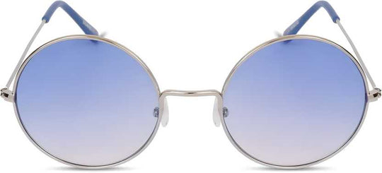 UV Protection Round Sunglasses (55 Blue)