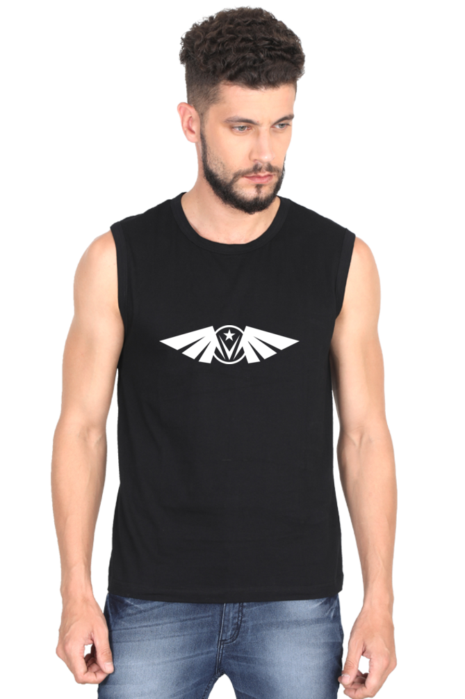 Male Round Neck Sleeveless