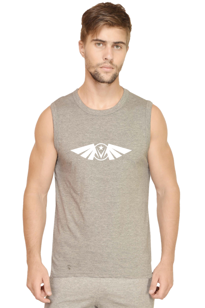 Male Round Neck Sleeveless