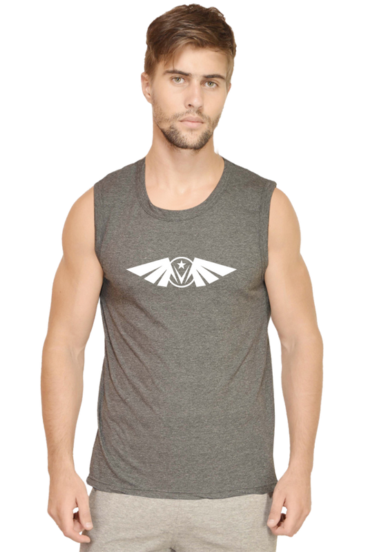 Male Round Neck Sleeveless