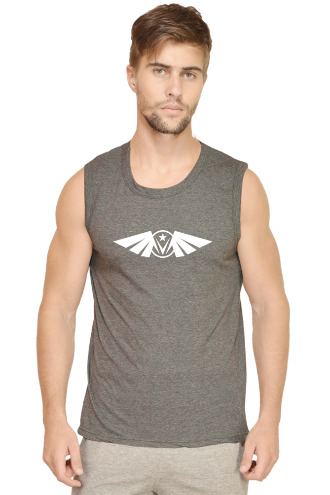 Male Round Neck Sleeveless