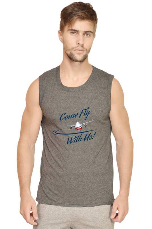 Male Round Neck Sleeveless