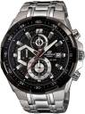 Edifice EFR-539D-1AVUDF Black Dial Silver Stainless Steel Band Analog Watch