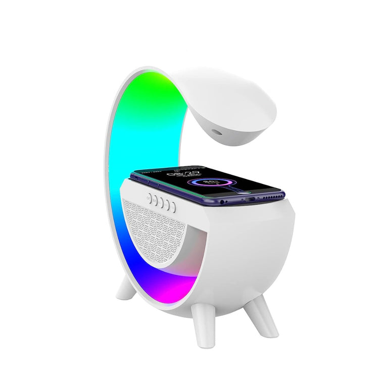 WIRELESS CHARGING LED CLOCK LAMP