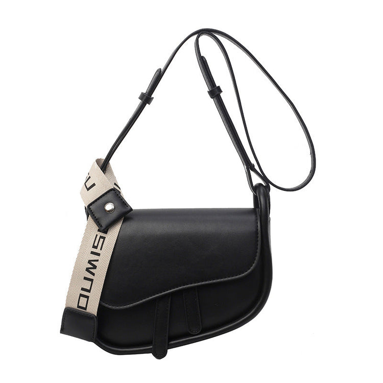 Internet celebrity same style saddle bag fashionable retro shoulder bag ins crossbody bag for women