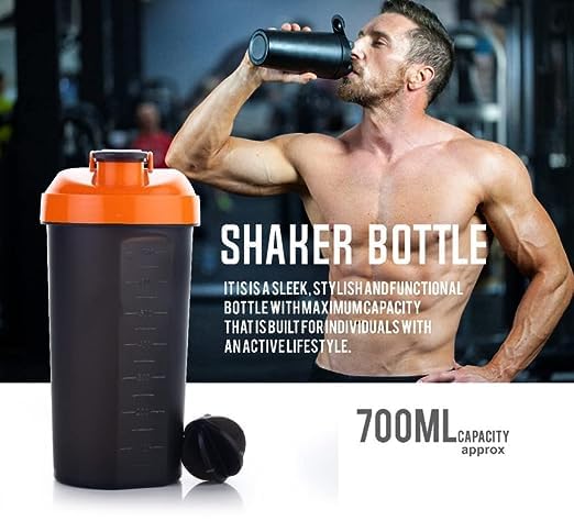 Compact Gym Shaker Bottle, Shaker Bottles for Protein Shake, Bpa Free Material