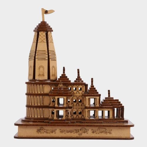 Decorative Showpiece Wood Temple for Gift